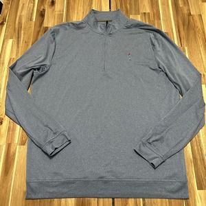 Johnnie O Blue Quarter-Zip -Large